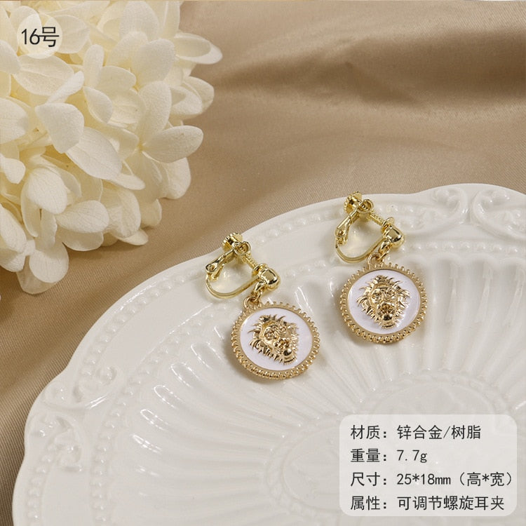 Vintage Style Pearl Clip-Ons