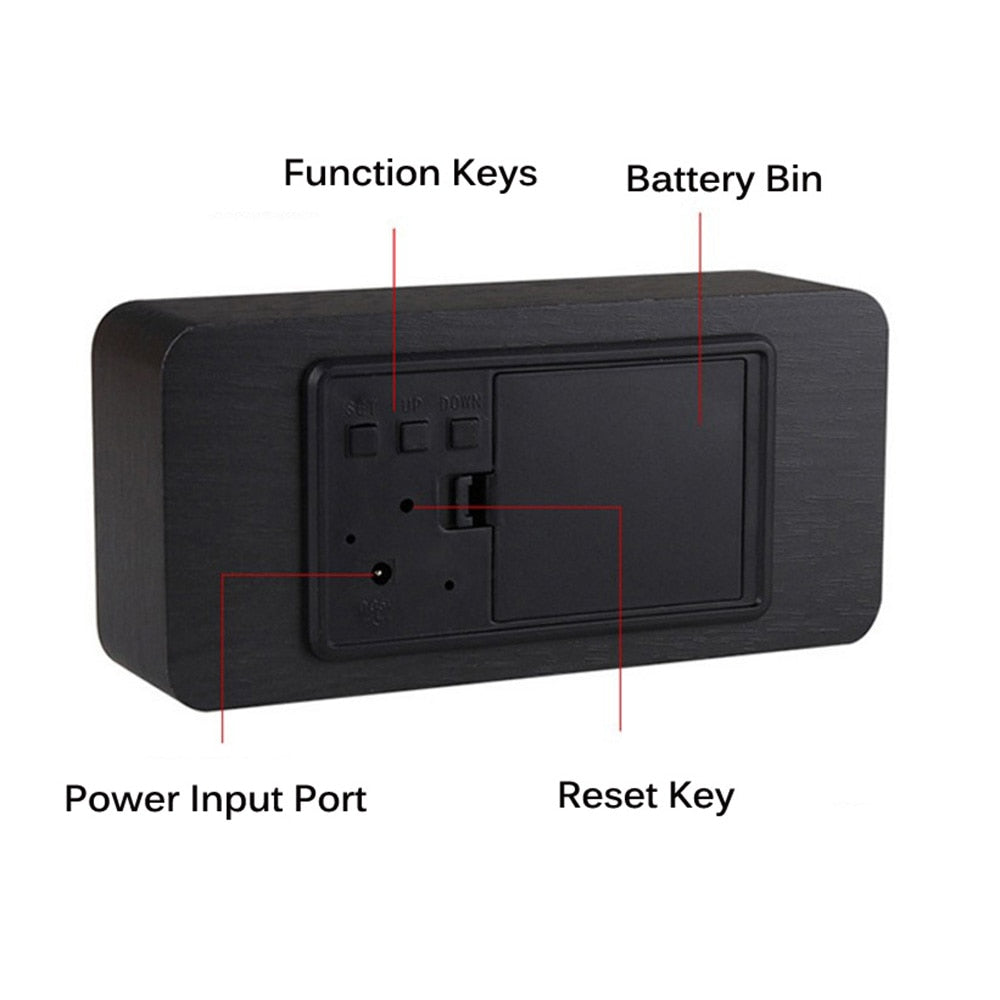 The Building Blocks Digital Alarm and Thermometer Clock