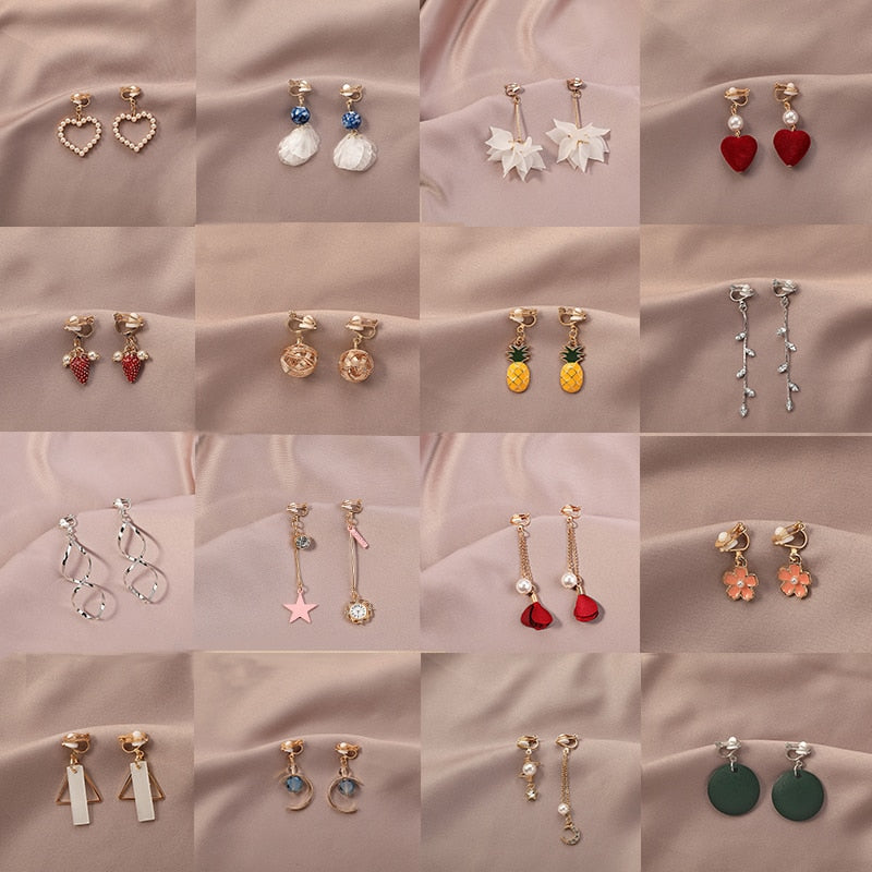 Modern Fashion Clip-On Earrings