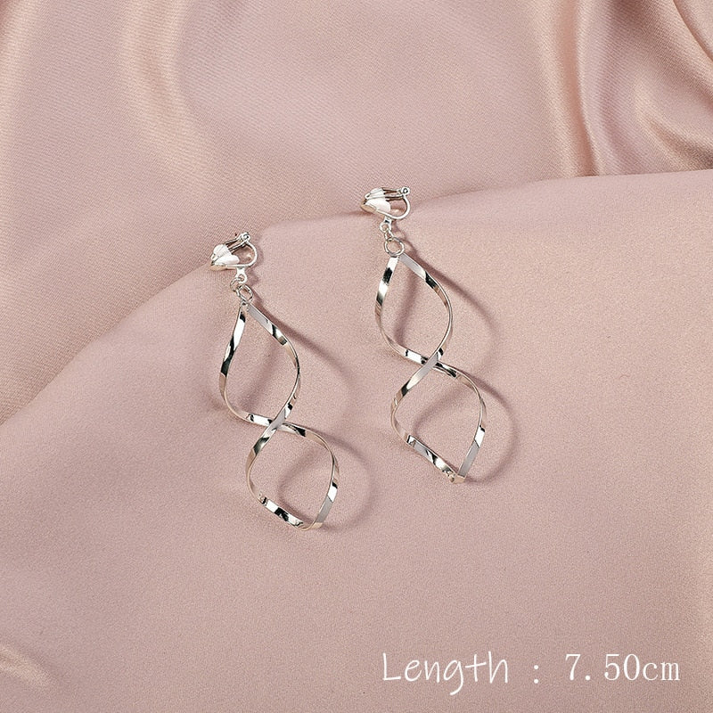 Modern Fashion Clip-On Earrings