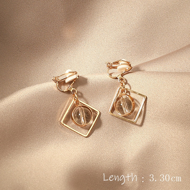 Modern Fashion Clip-On Earrings